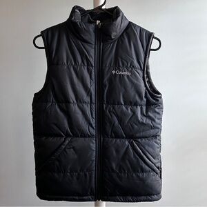 Columbia Black and Gray Camouflage Vest